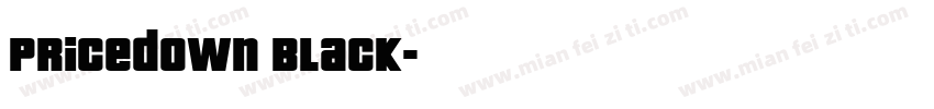 Pricedown Black字体转换